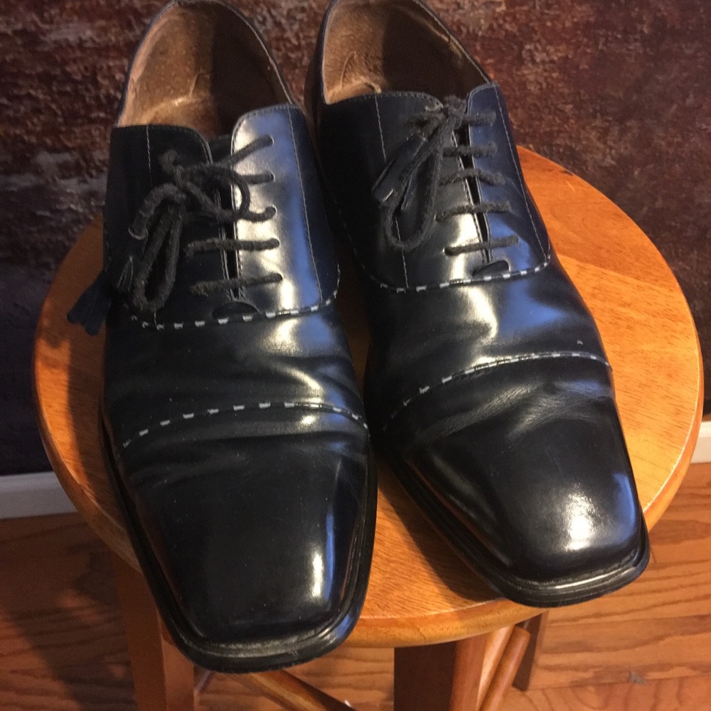 Men Giorgio’s Brutini Navy Blue Shoes 12